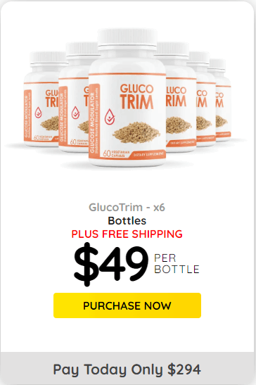 GlucoTrim 6 Bottle